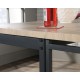 Industrial Style High Work Table With Flip Extension